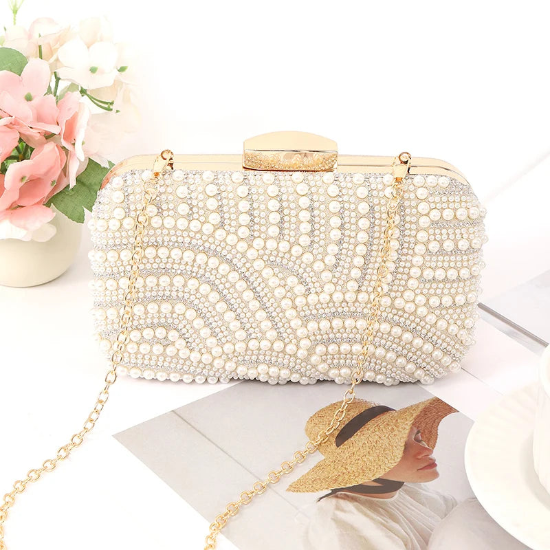 Clutch Élégance Perles