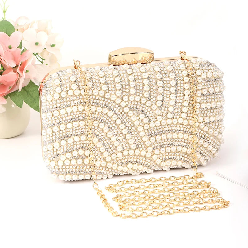 Clutch Élégance Perles