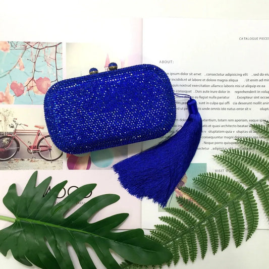 Clutch Strass Vert