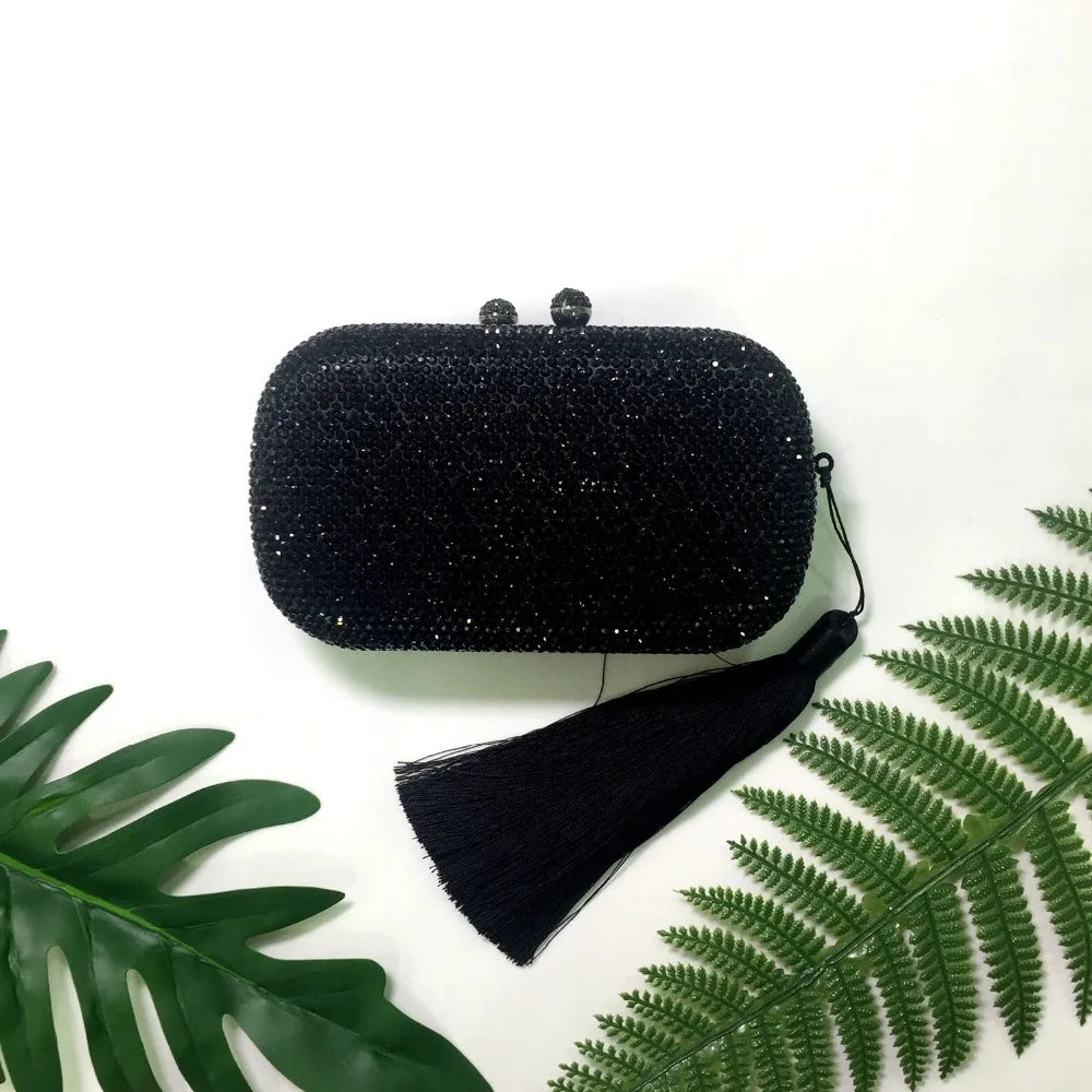 Clutch Strass Vert