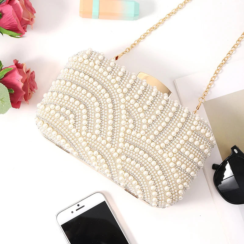 Clutch Élégance Perles